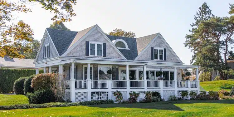 gray wooden house