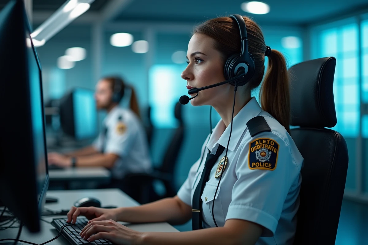 Dispatcheuse au centre d