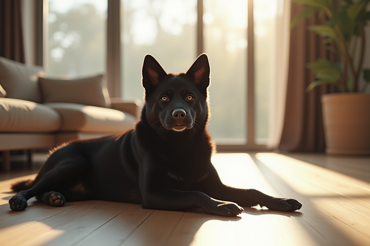 chien noir