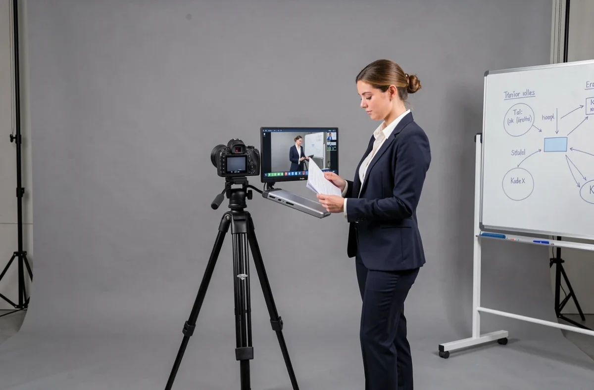 Productrice de vidéo pédagogique dans un studio éducatif à Nantes pour Vidéo en Formation